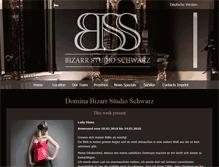 Tablet Screenshot of bizarrstudioschwarz.com